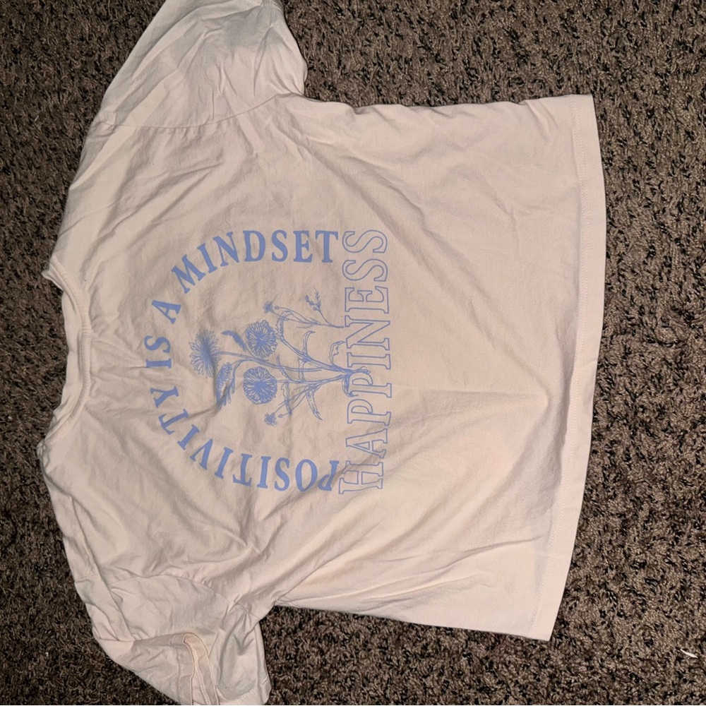Short sleeve cream shirt